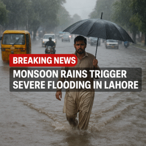 Breaking News: Monsoon Rains Trigger Severe Flooding in Lahore